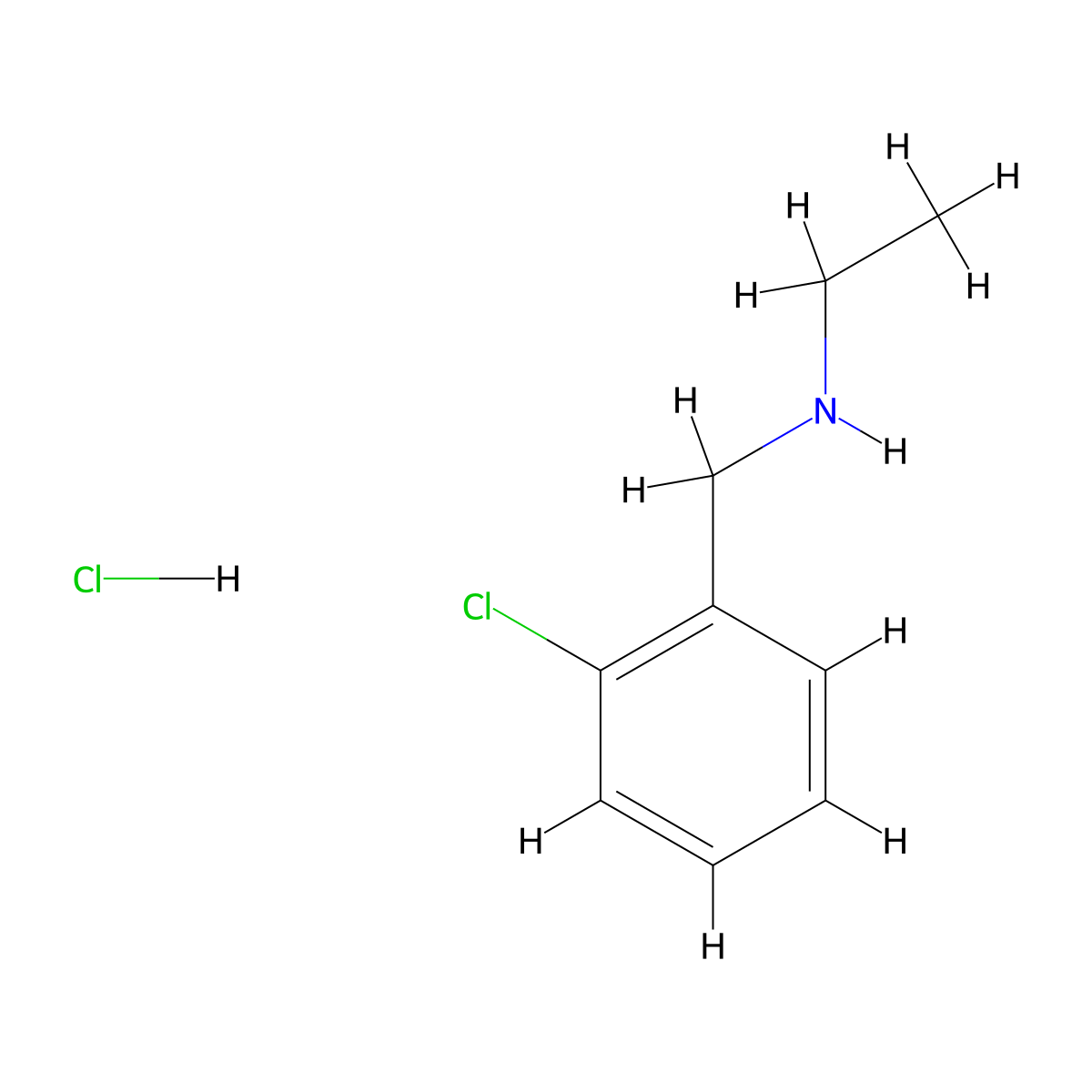 N-(2-Chlorobenzyl)ethanamine hydrochloride molecular structure, CAS 102236-56-6
