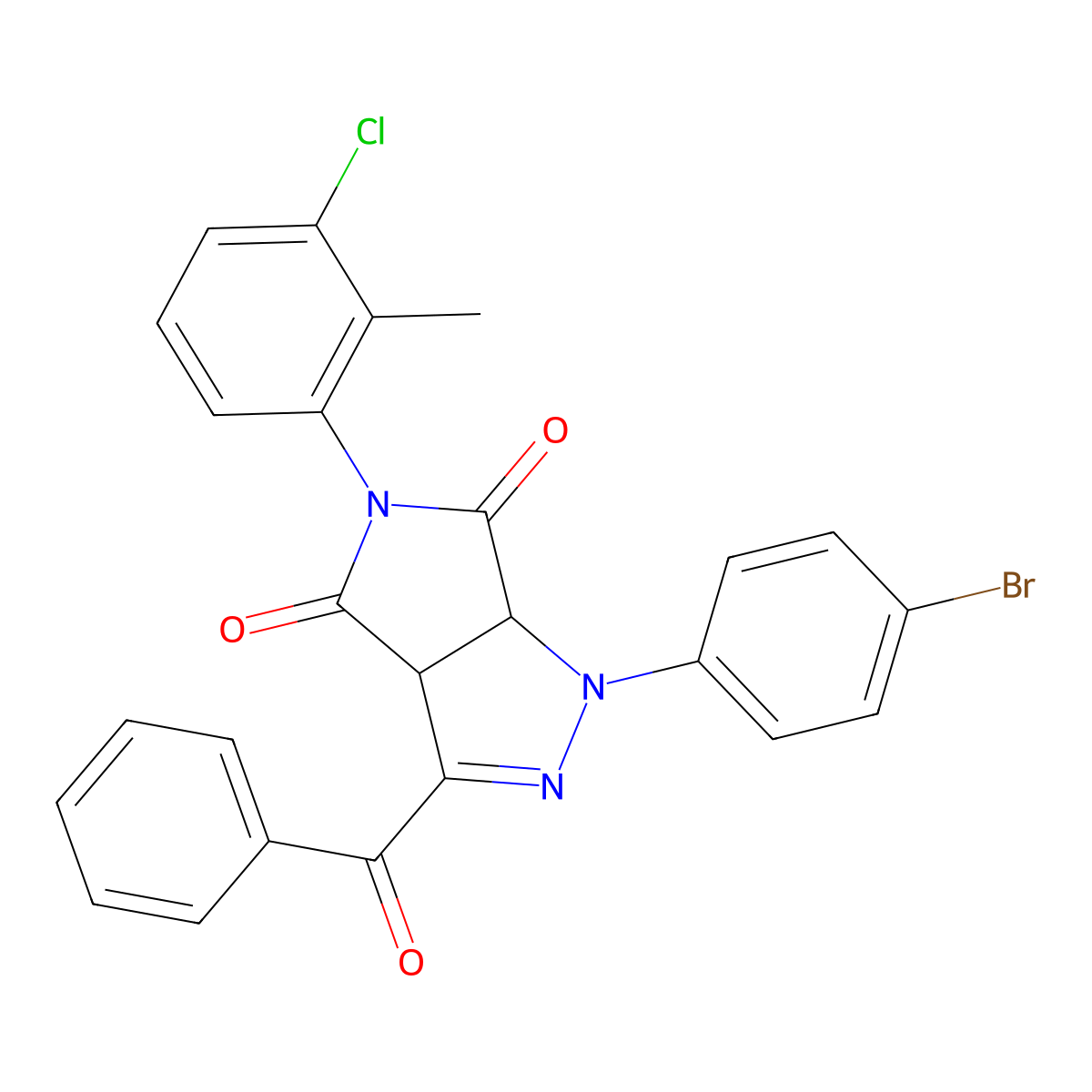 C25H17BrClN3O3 molecular structure, CAS 1022410-40-7