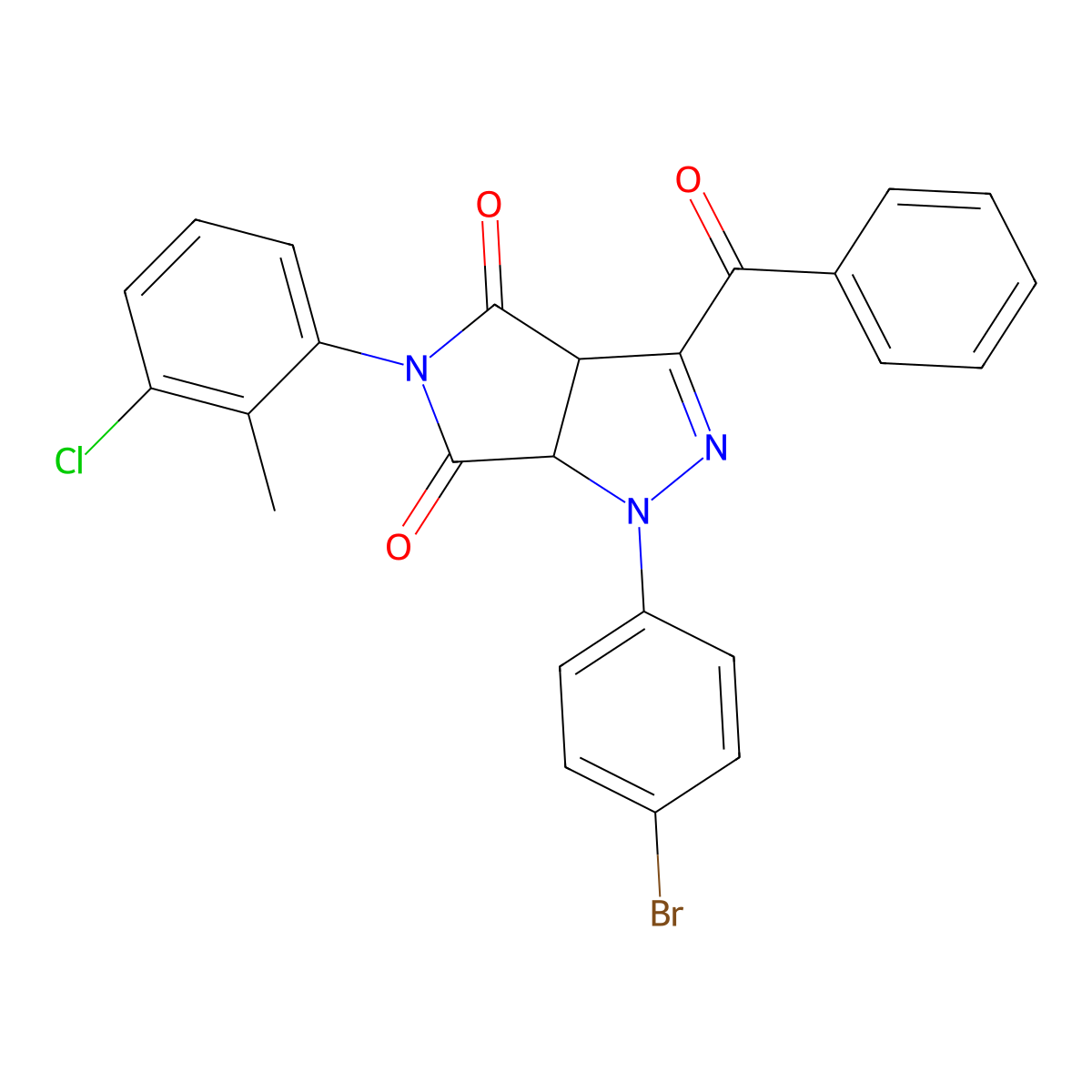 C25H17BrClN3O3 molecular structure, CAS 1022410-40-7
