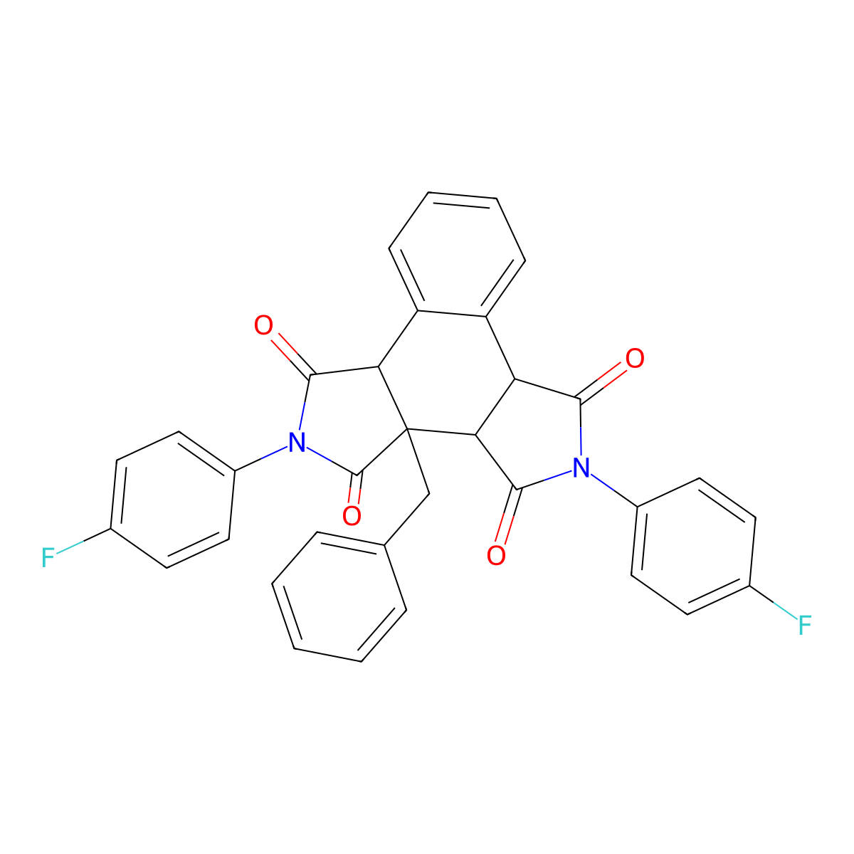 C33H22F2N2O4 molecular structure, CAS 1022411-99-9
