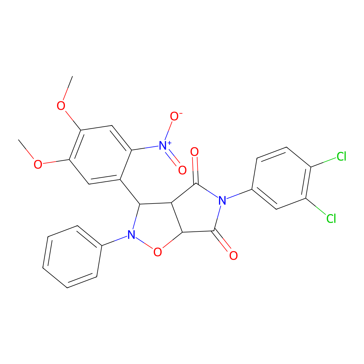 C25H19Cl2N3O7 molecular structure, CAS 1022413-74-6