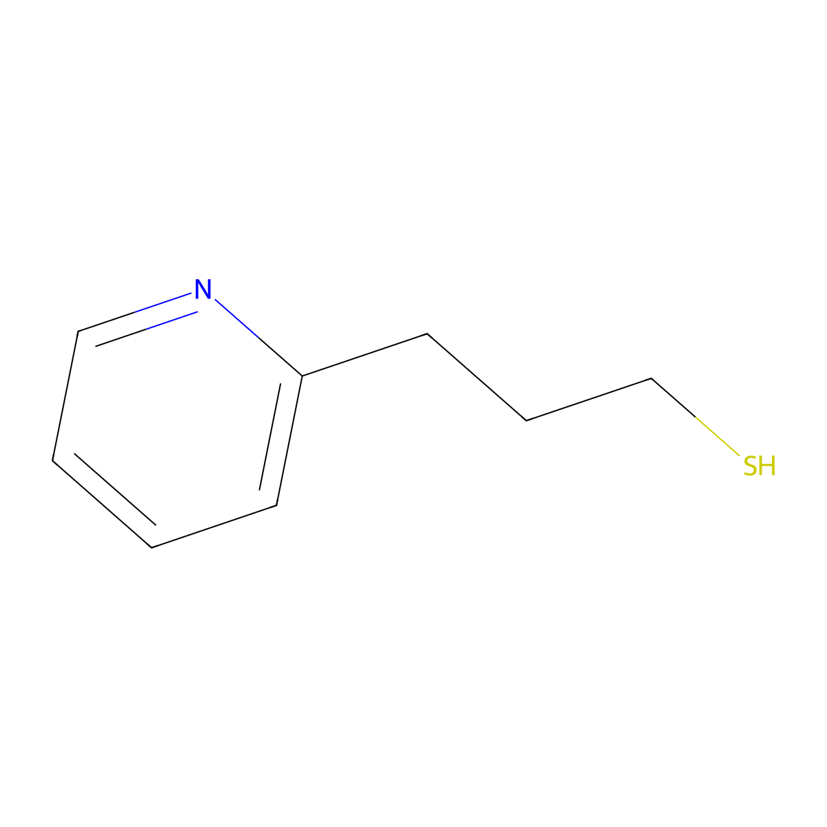 3-(Pyridin-2-yl)propane-1-thiol molecular structure, CAS 1022507-42-1