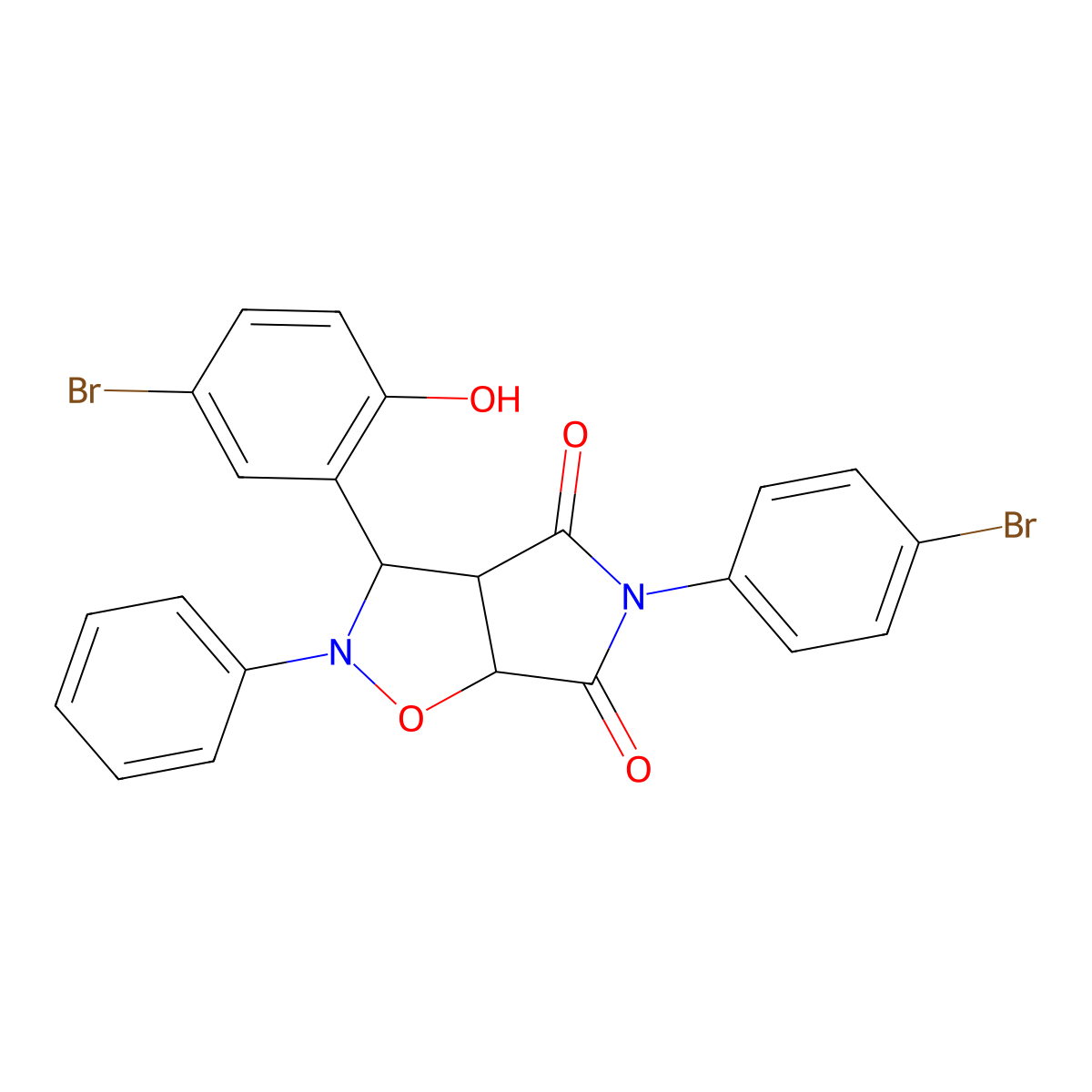 C23H16Br2N2O4 molecular structure, CAS 1022510-66-2