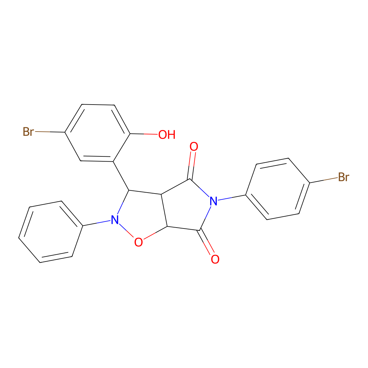 C23H16Br2N2O4 molecular structure, CAS 1022510-66-2