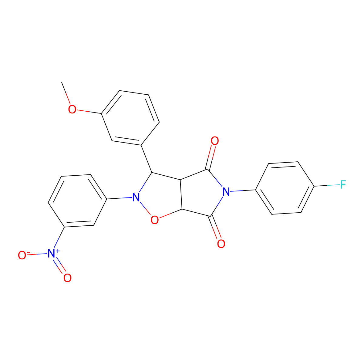 C24H18FN3O6 molecular structure, CAS 1022511-52-9