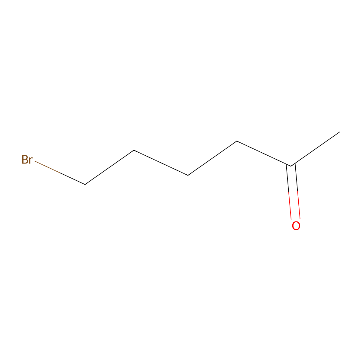 6-Bromohexan-2-one molecular structure, CAS 10226-29-6