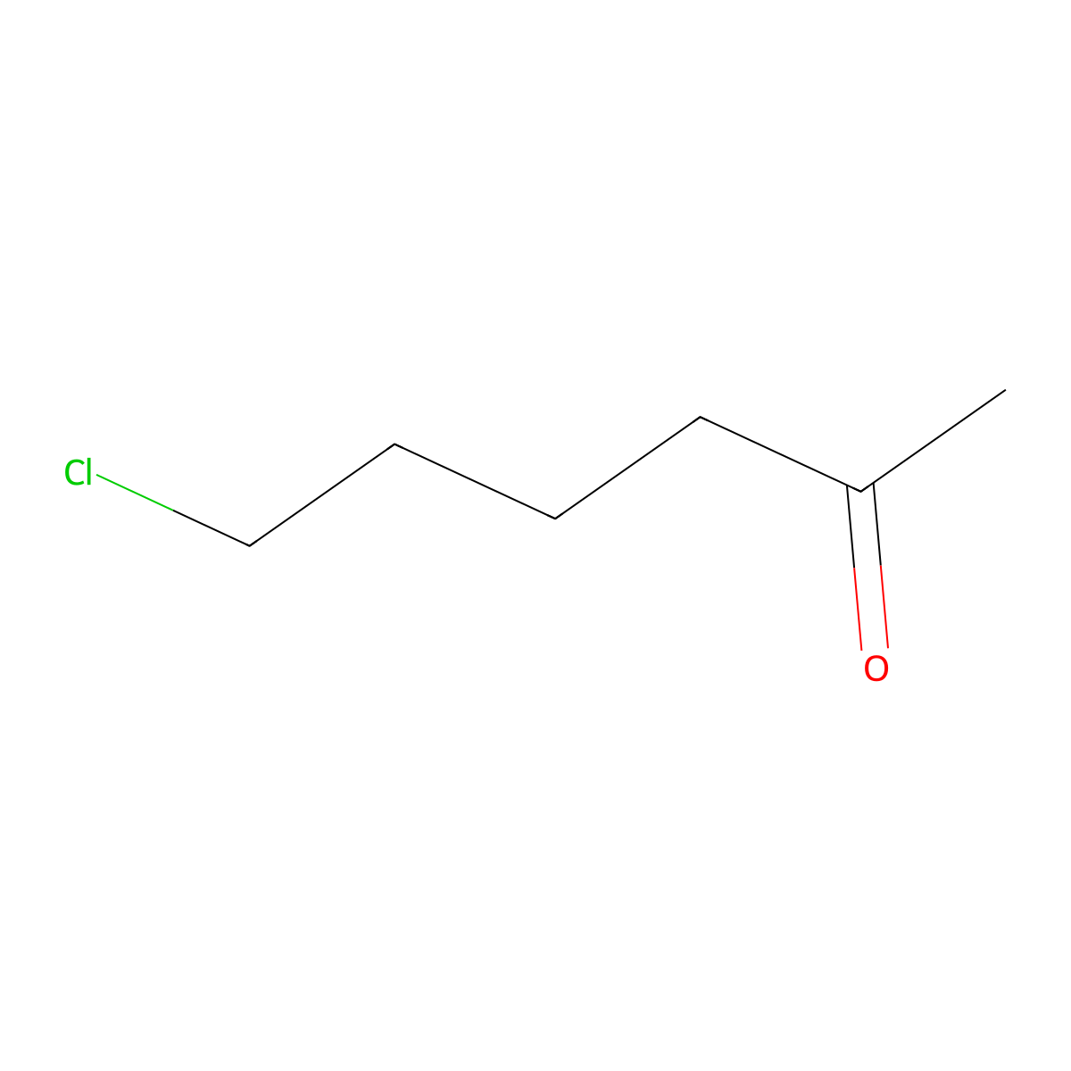 6-Chlorohexan-2-one molecular structure, CAS 10226-30-9