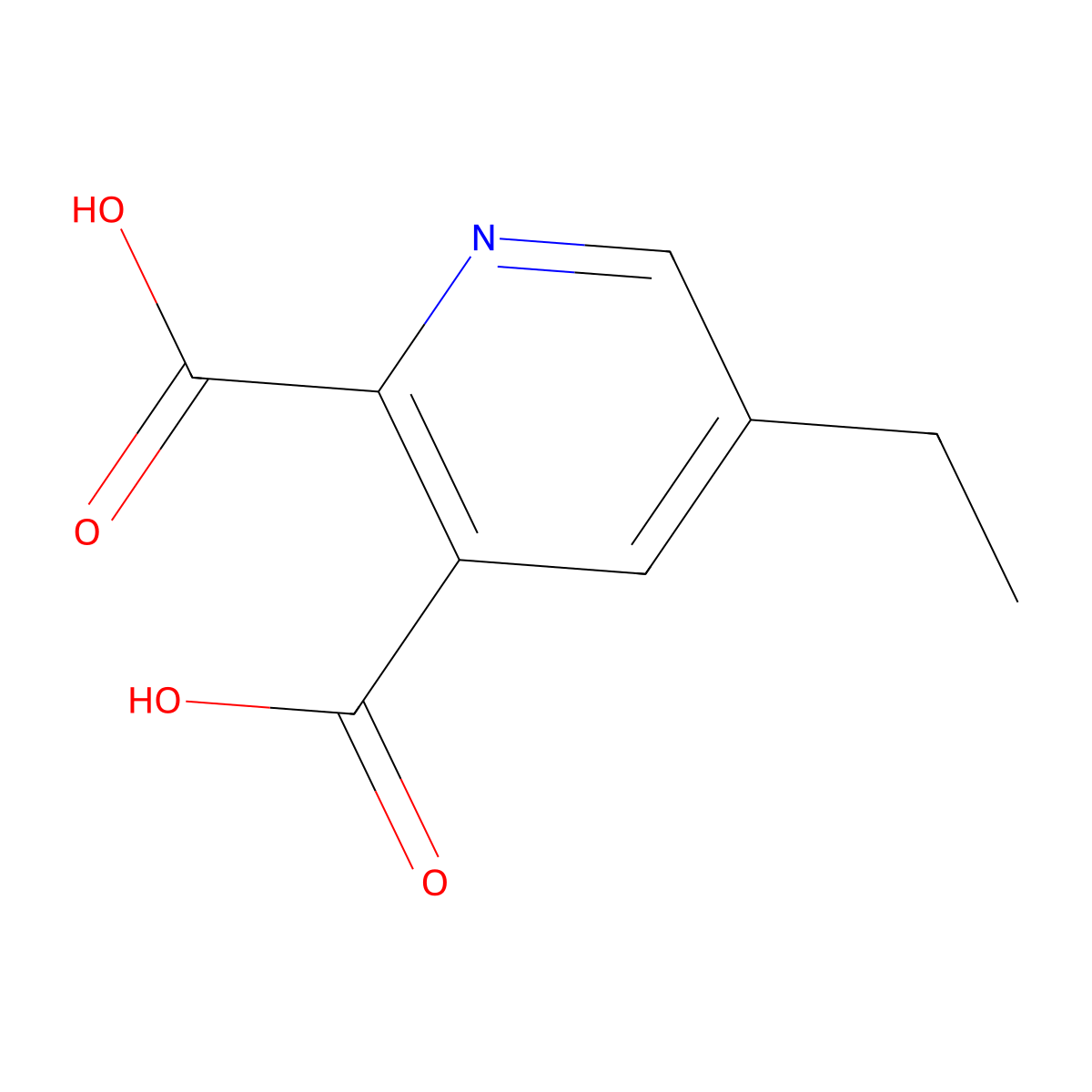 5-Ethylquinolinic acid molecular structure, CAS 102268-15-5