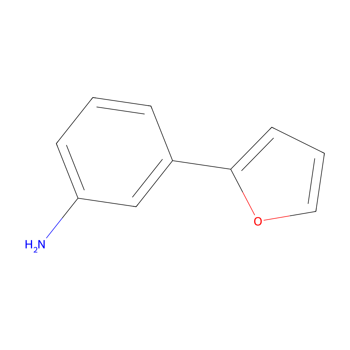 3-(2-Furyl)Aniline molecular structure, CAS 102269-42-1