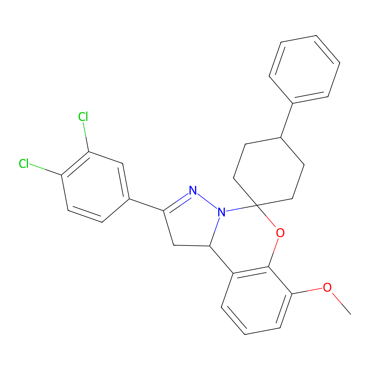 C28H26Cl2N2O2 molecular structure, CAS 1022769-02-3