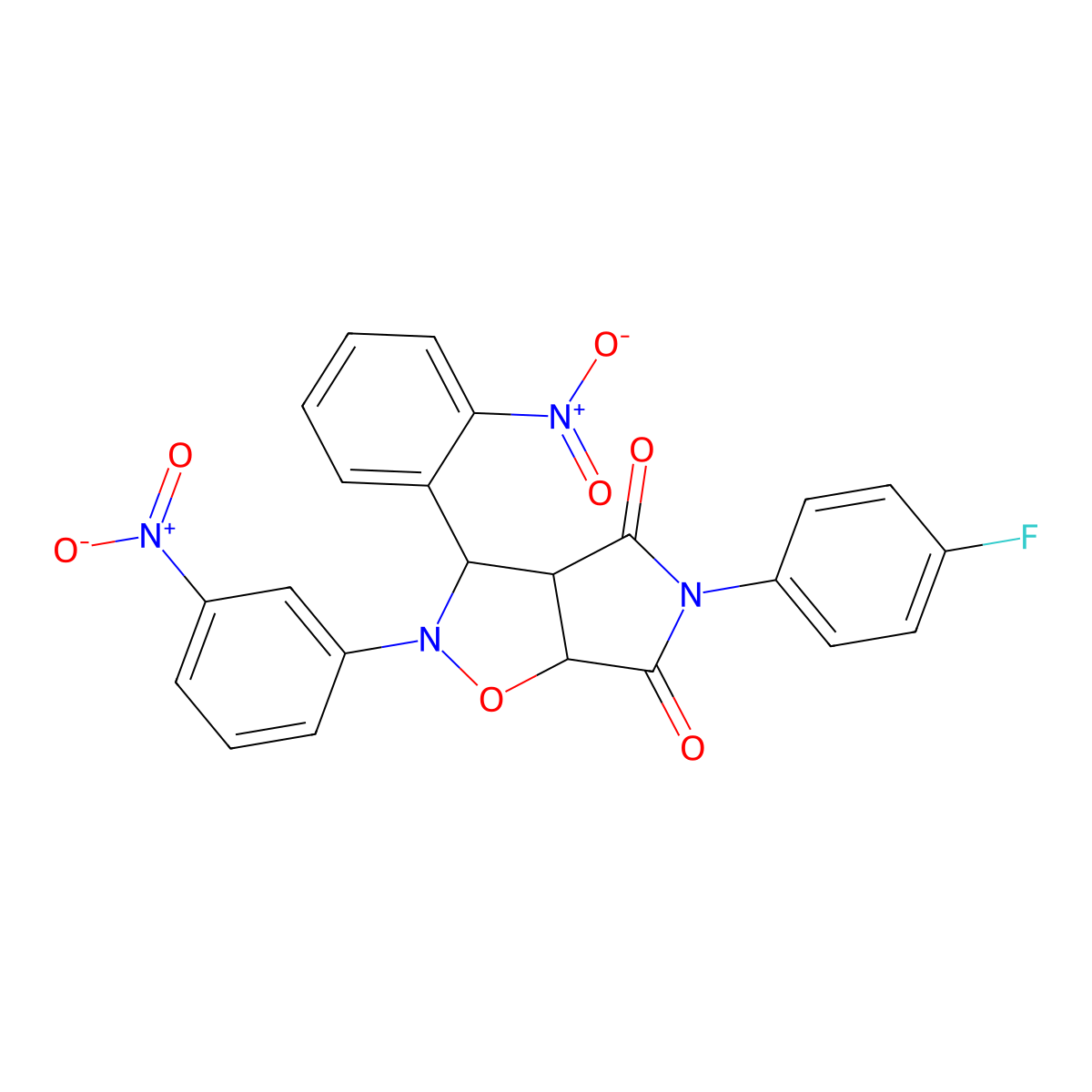 C23H15FN4O7 molecular structure, CAS 1022793-24-3