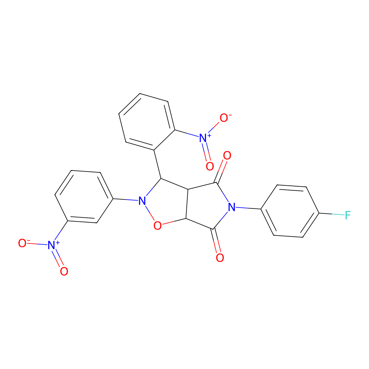 C23H15FN4O7 molecular structure, CAS 1022793-24-3