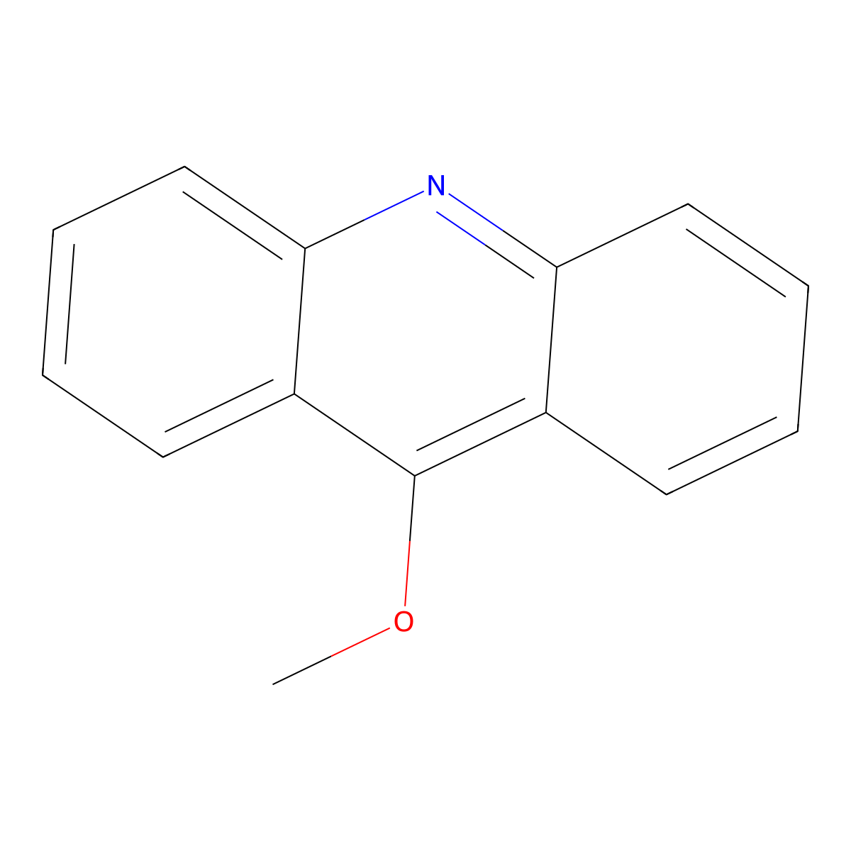 9-Methoxyacridine molecular structure, CAS 10228-90-7