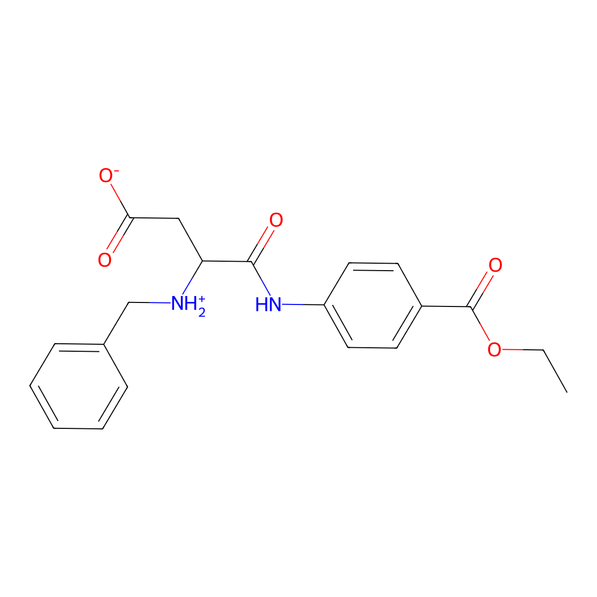 N~2~-benzyl-N-[4-(ethoxycarbonyl)phenyl]-alpha-asparagine molecular structure, CAS 1022917-30-1