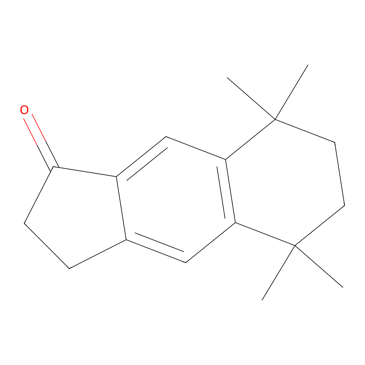 5,5,8,8-Tetramethyl-2,3,5,6,7,8-hexahydro-1H-cyclopenta[b]naphthalen-1-one molecular structure, CAS 102296-82-2