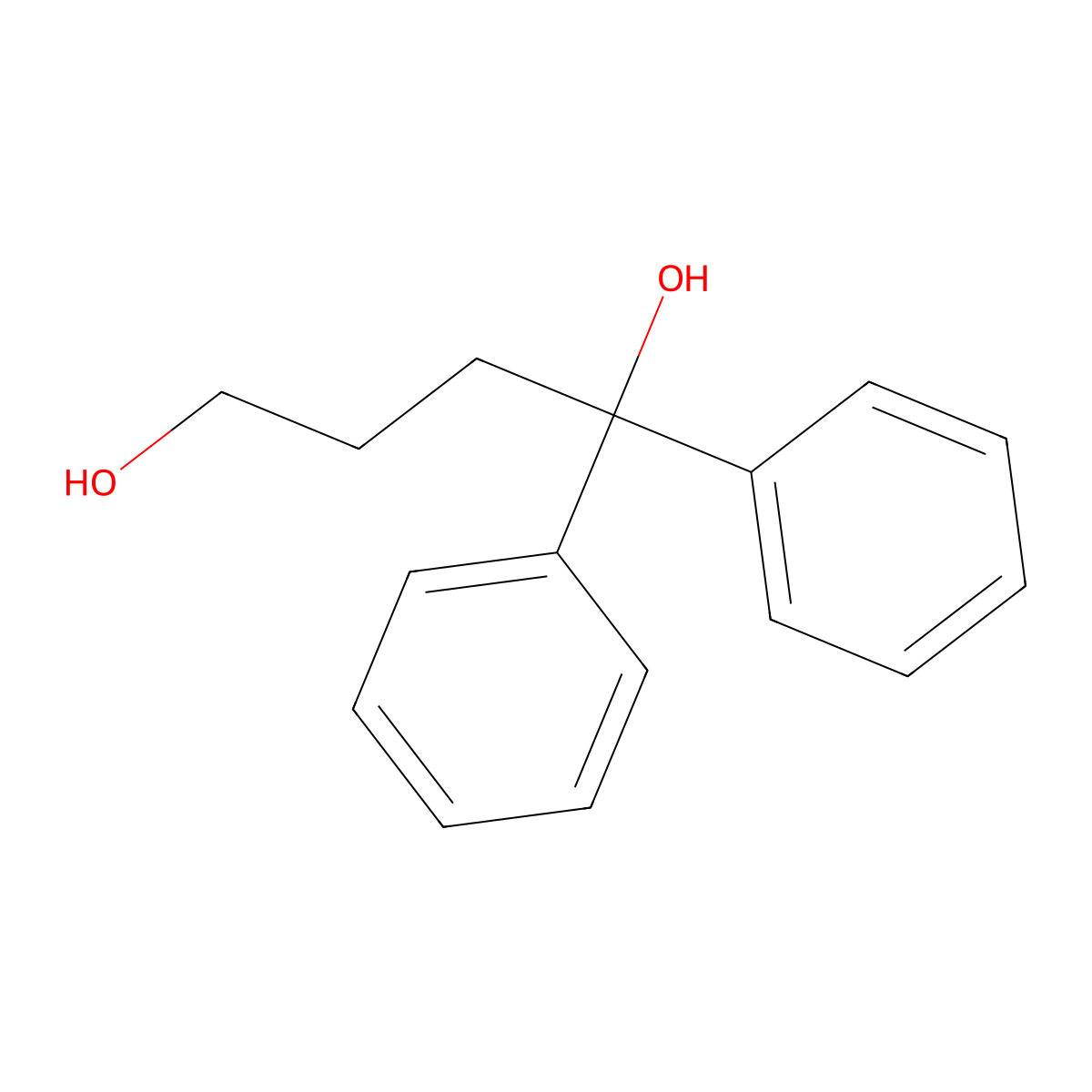 1,1-Diphenylbutane-1,4-diol molecular structure, CAS 1023-94-5