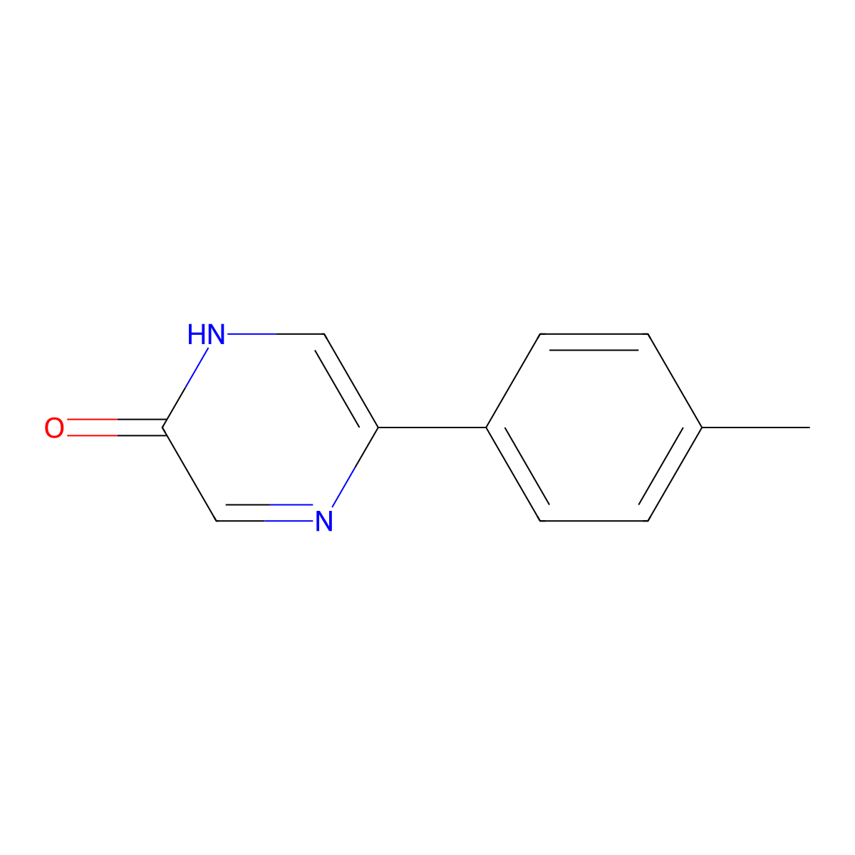 5-(4-Tolyl)-2-hydroxypyrazine molecular structure, CAS 102301-37-1