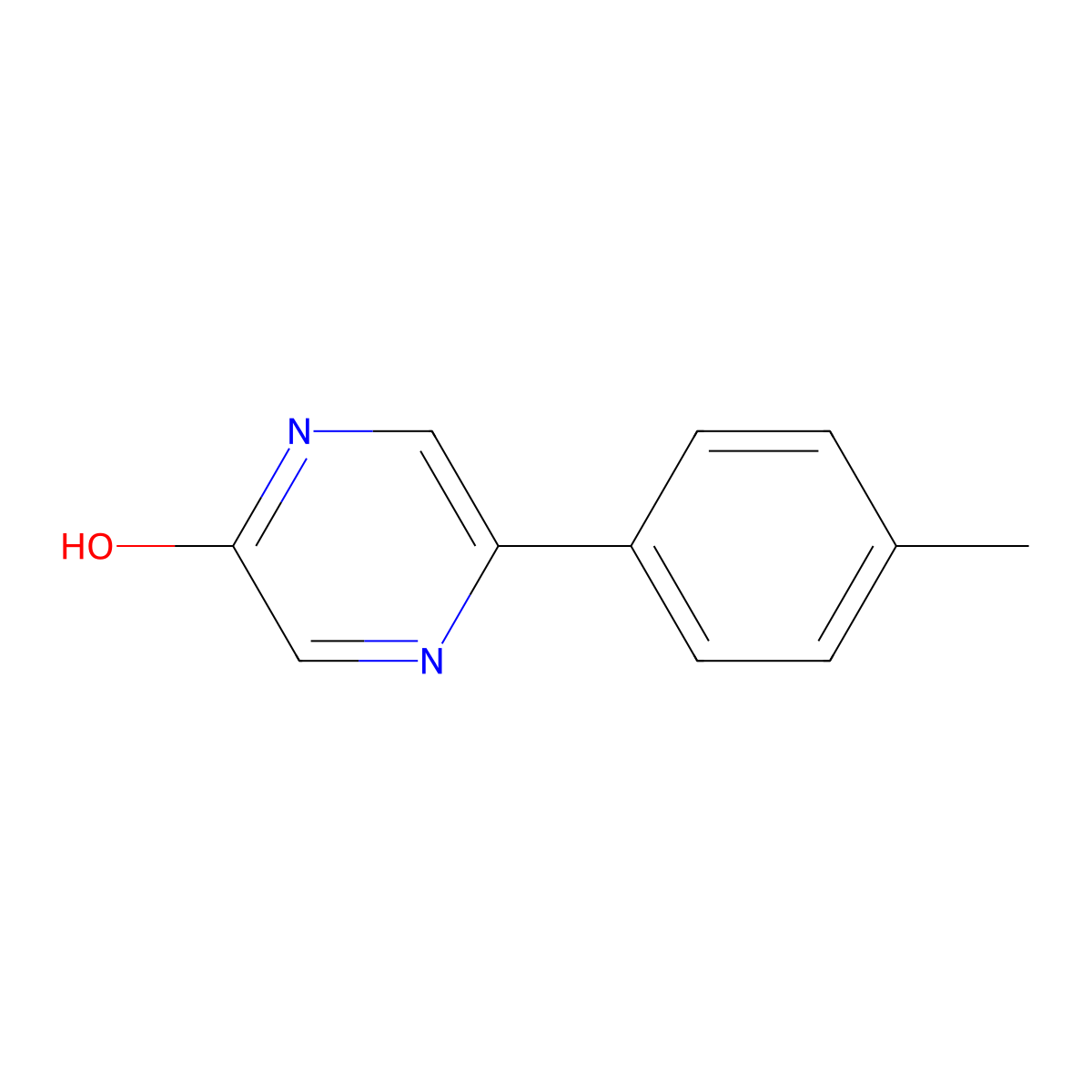 5-(4-Tolyl)-2-hydroxypyrazine molecular structure, CAS 102301-37-1