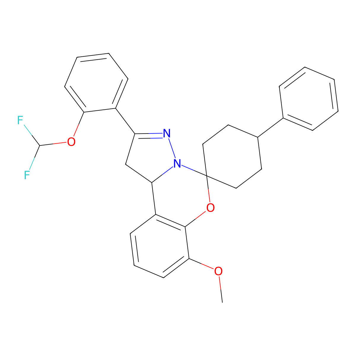 C29H28F2N2O3 molecular structure, CAS 1023050-32-9