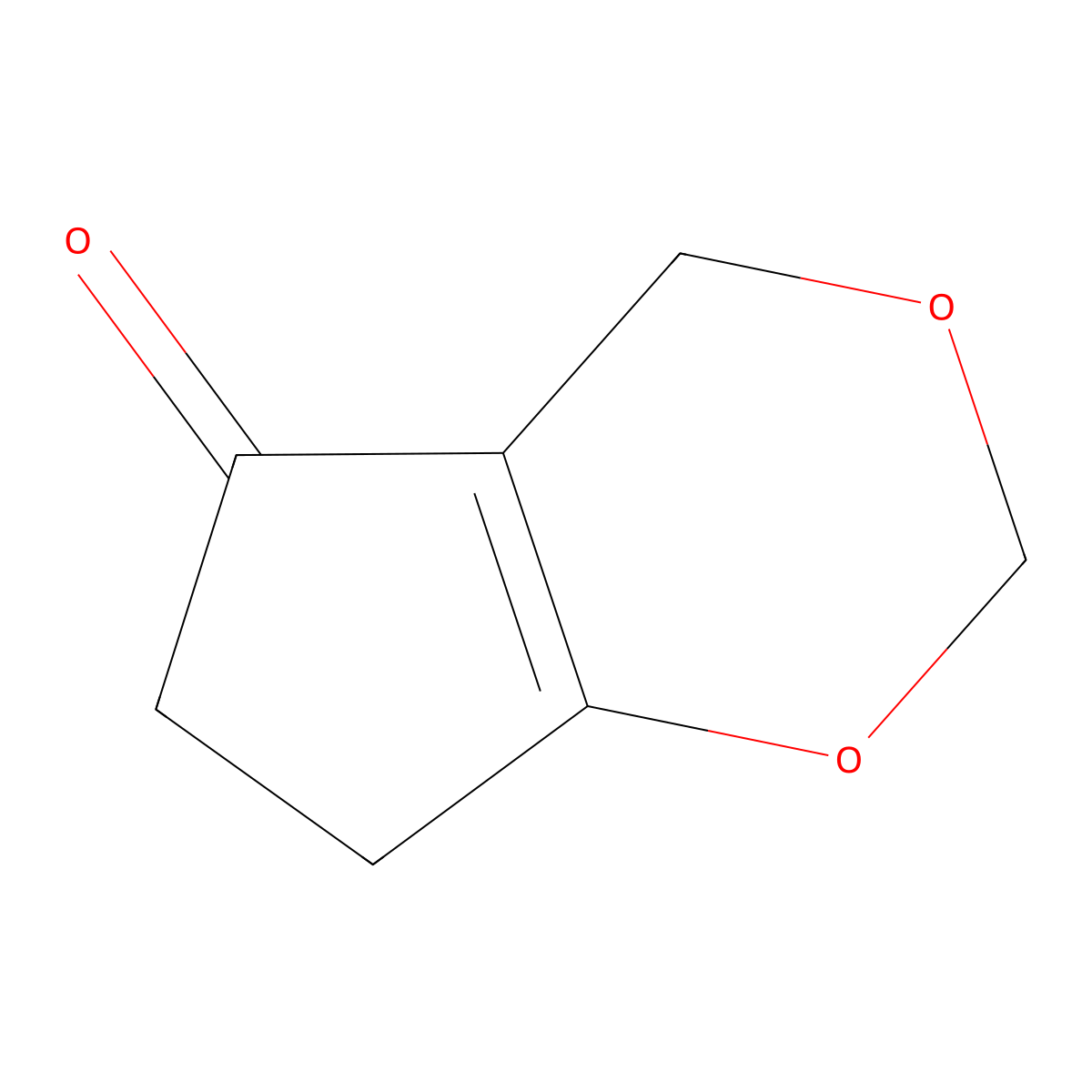 6,7-dihydrocyclopenta[d][1,3]dioxin-5(4H)-one molecular structure, CAS 102306-78-5
