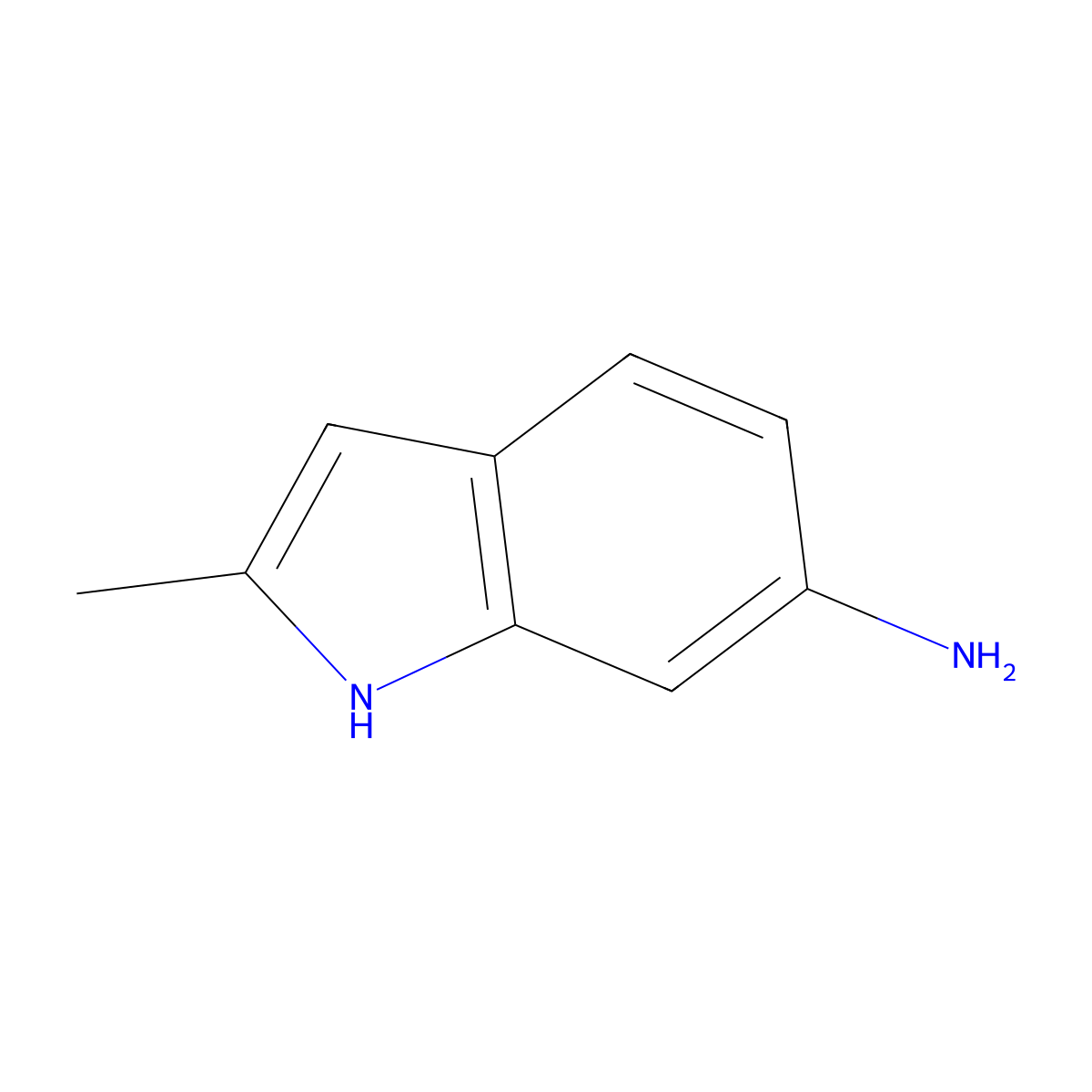 2-Methyl-1h-indol-6-amine molecular structure, CAS 102308-53-2