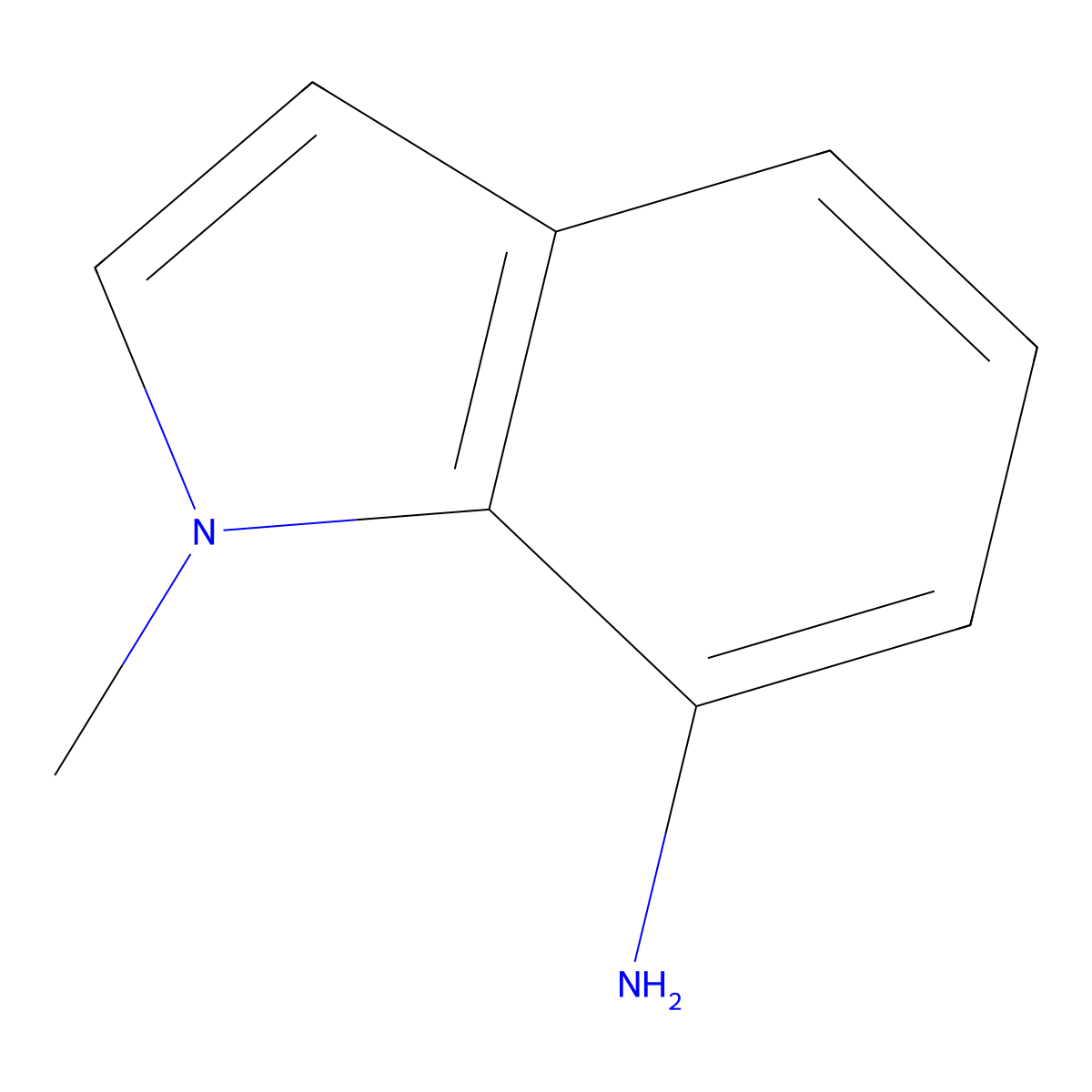 1-methyl-1H-indol-7-amine molecular structure, CAS 102308-54-3