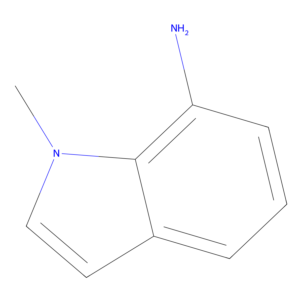 1-methyl-1H-indol-7-amine molecular structure, CAS 102308-54-3