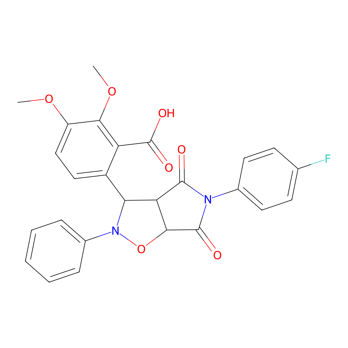 C26H21FN2O7 molecular structure, CAS 1023161-46-7