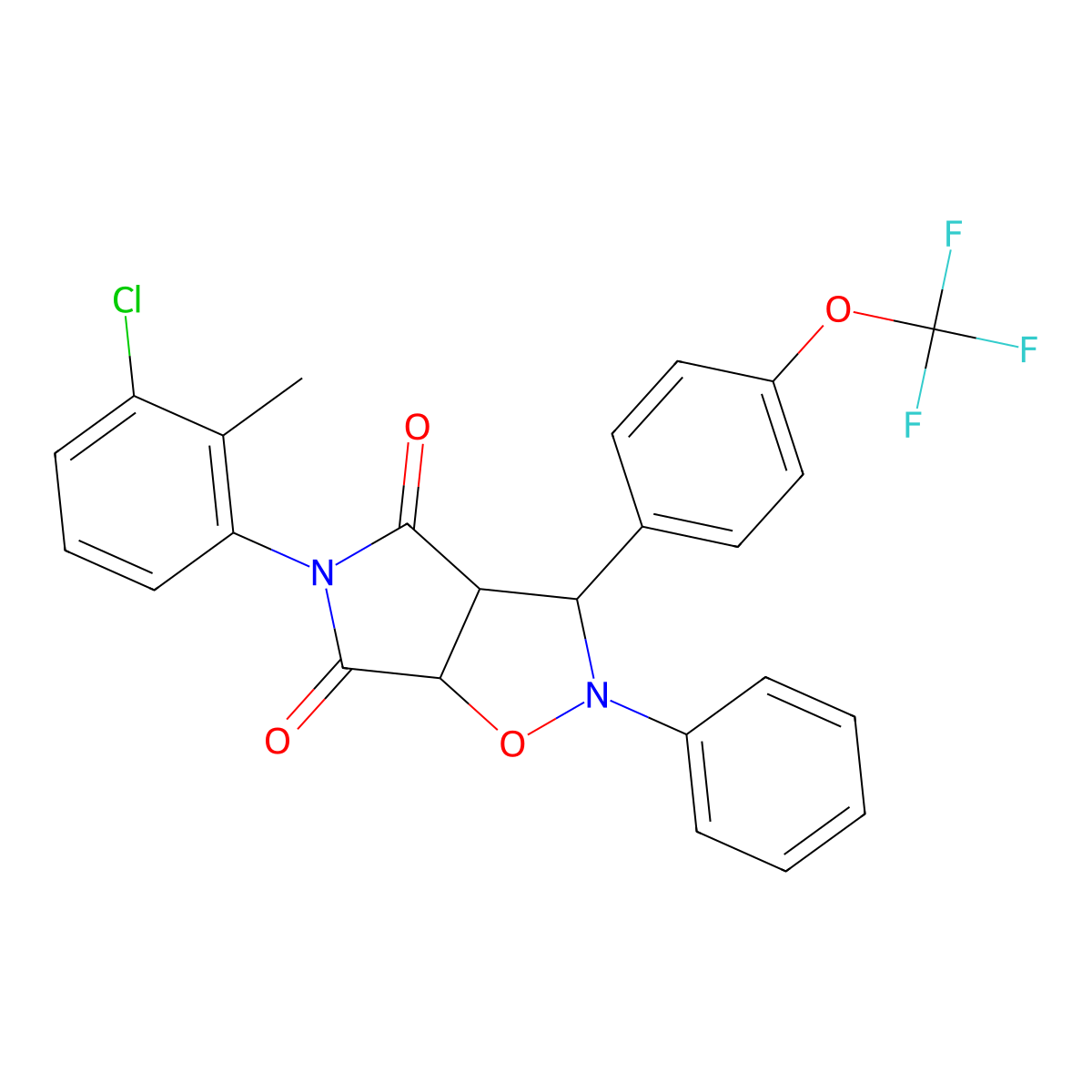 C25H18ClF3N2O4 molecular structure, CAS 1023169-43-8