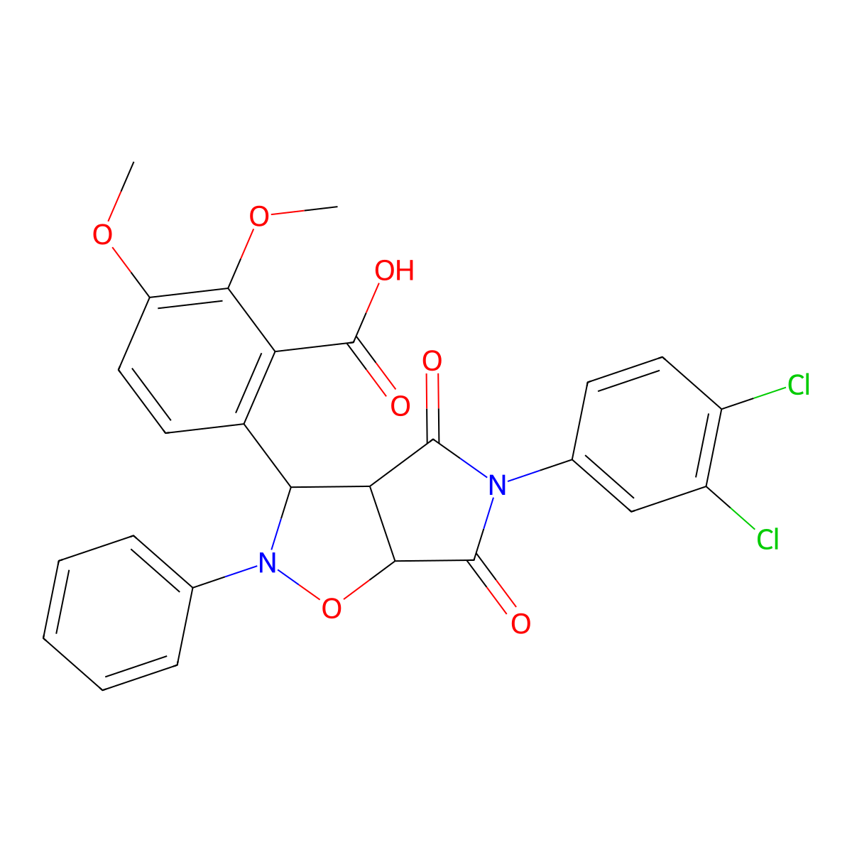 C26H20Cl2N2O7 molecular structure, CAS 1023204-36-5