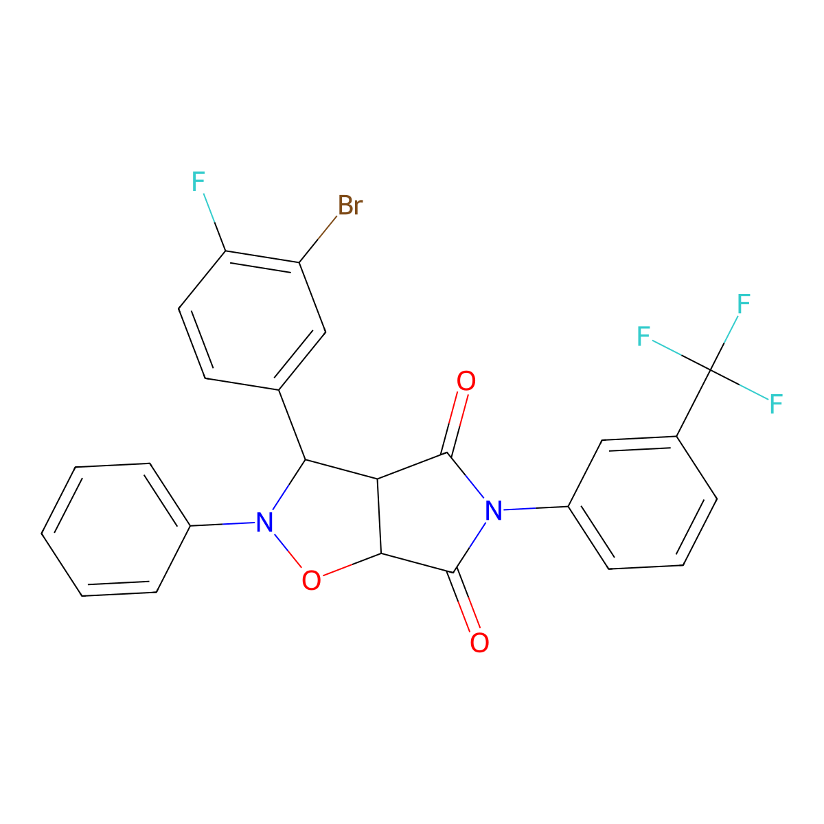 C24H15BrF4N2O3 molecular structure, CAS 1023246-30-1