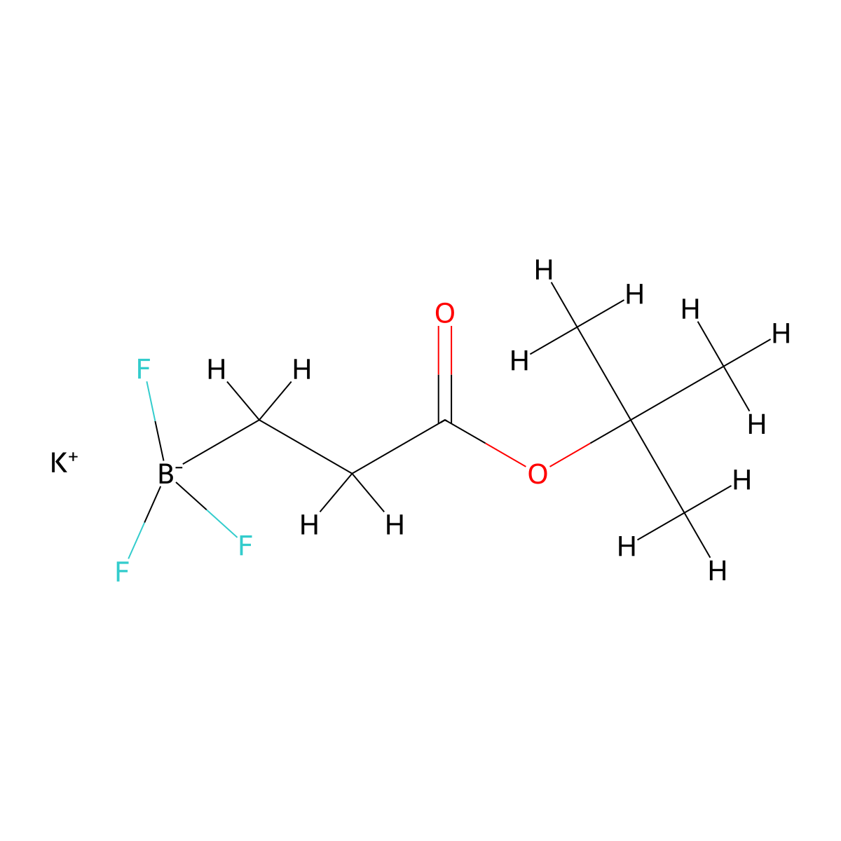 Potassium [3-(tert-butoxy)-3-oxopropyl]trifluoroborate molecular structure, CAS 1023357-66-5