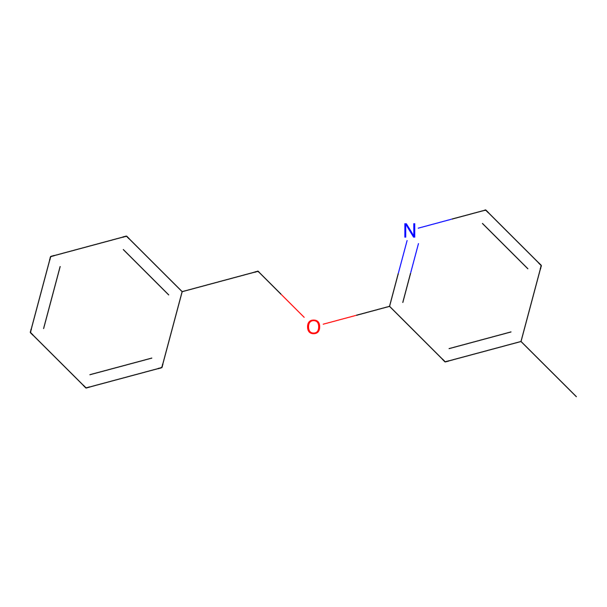 2-(Benzyloxy)-4-methylpyridine molecular structure, CAS 102336-06-1