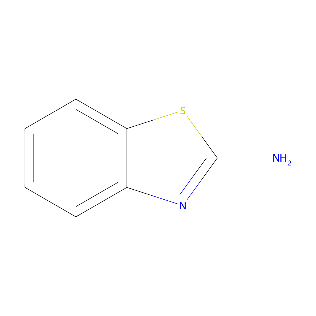 Benzo(d)thiazol-2-amine molecular structure, CAS 102337-98-4