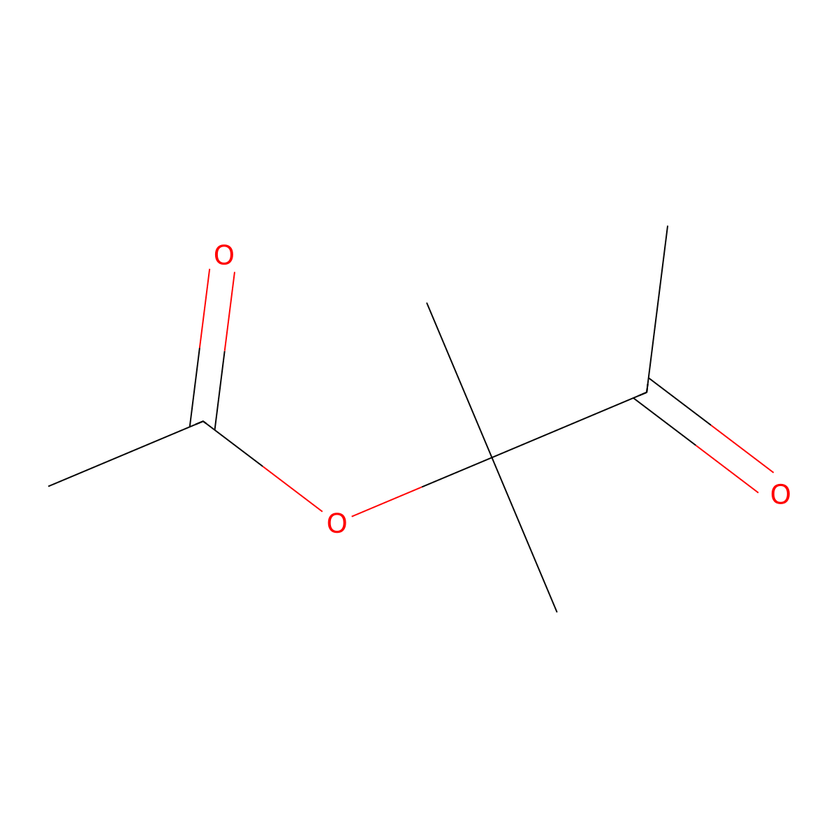 3-Acetoxy-3-methyl-2-butanone molecular structure, CAS 10235-71-9