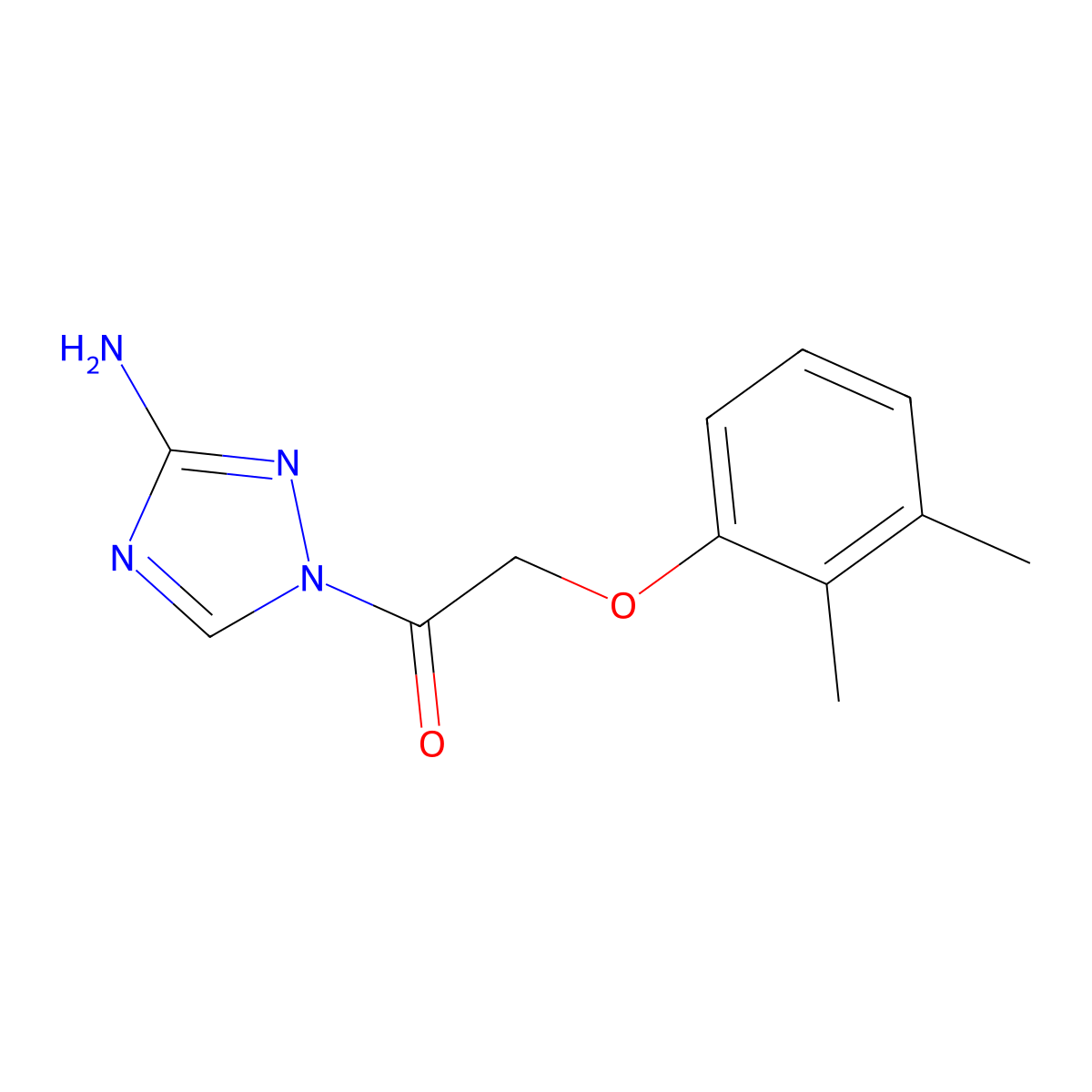 1-(3-Amino-1,2,4-triazol-1-yl)-2-(2,3-dimethylphenoxy)ethanone molecular structure, CAS 1023521-91-6