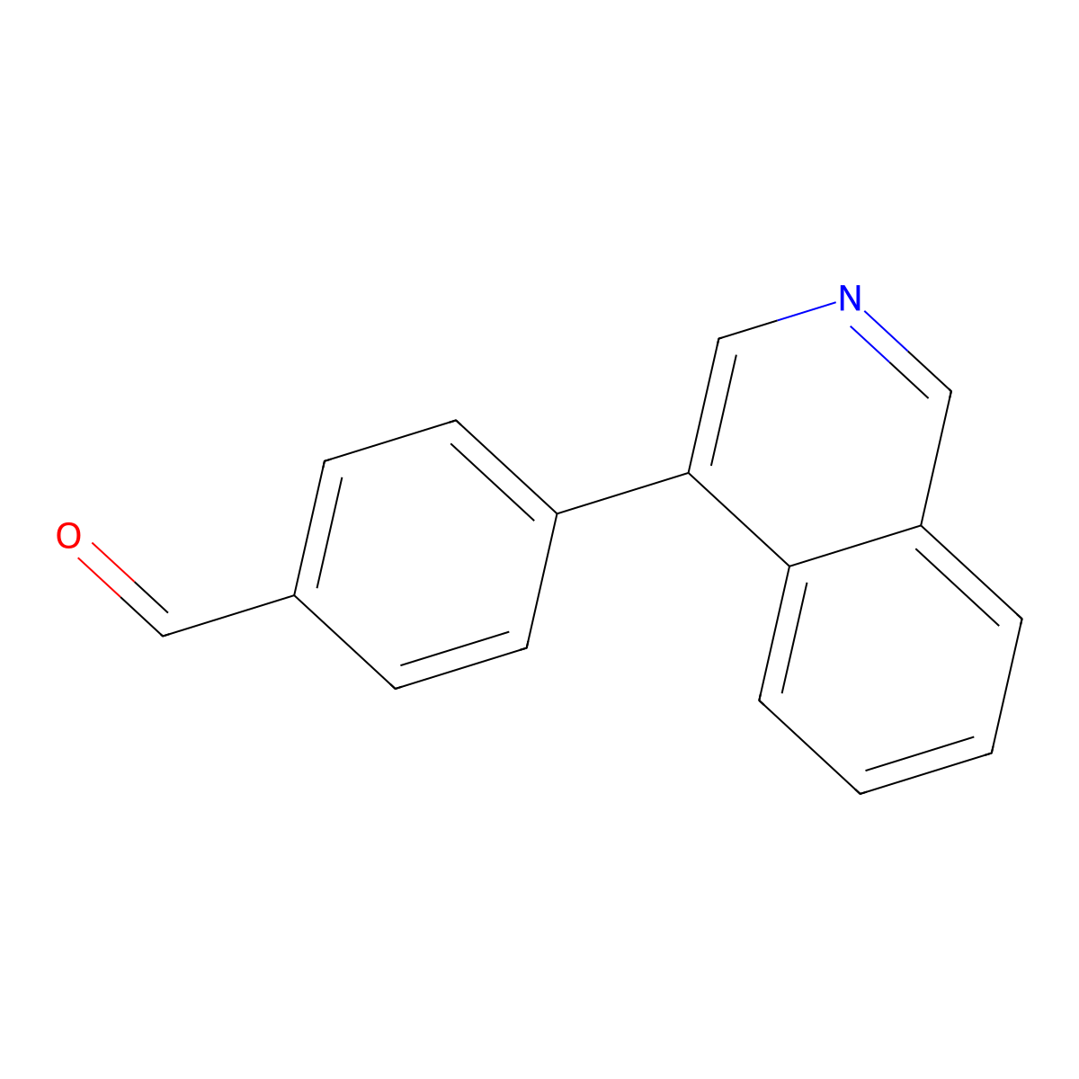 4-(Isoquinolin-4-yl)benzaldehyde molecular structure, CAS 1023554-08-6