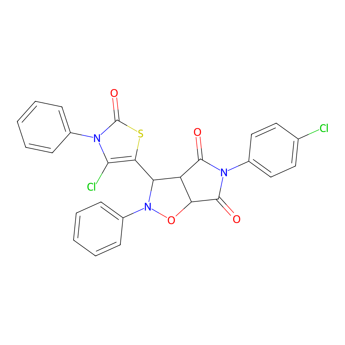 C26H17Cl2N3O4S molecular structure, CAS 1023569-34-7