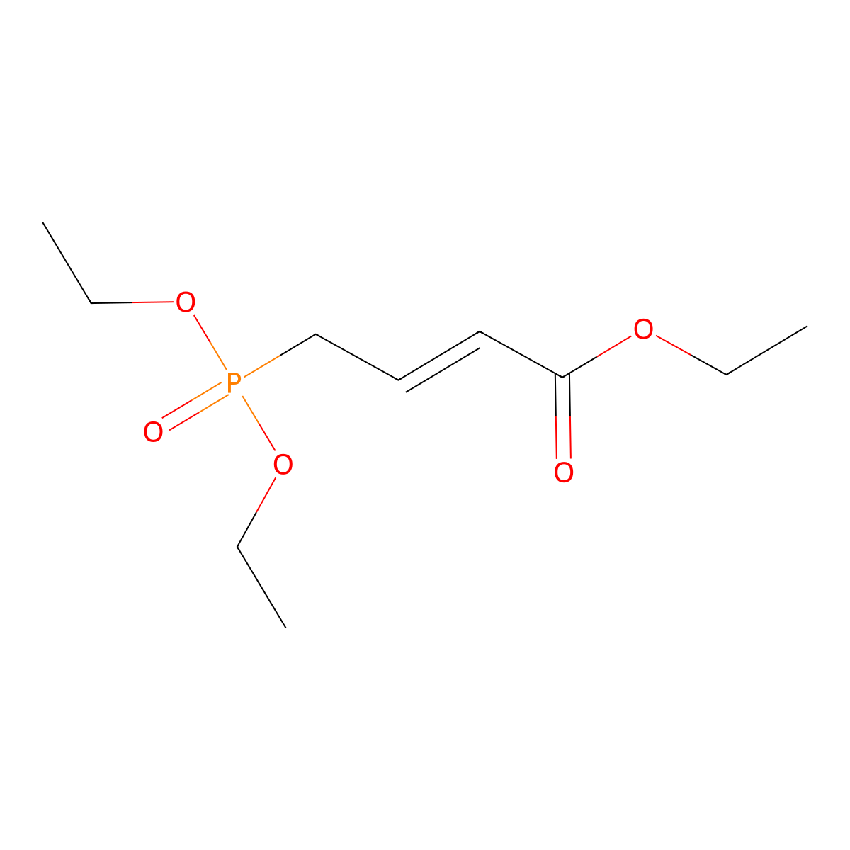 Triethyl 4-phosphonocrotonate, mixture of isomers molecular structure, CAS 10236-14-3