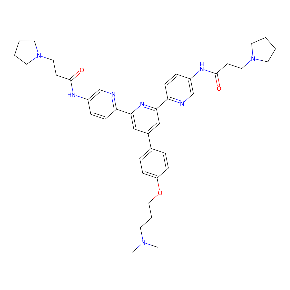 G-quadruplex ligand 1 molecular structure, CAS 1023617-96-0
