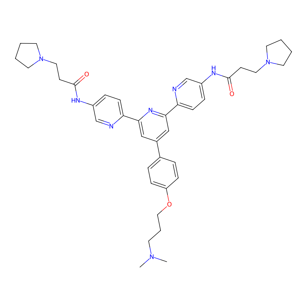G-quadruplex ligand 1 molecular structure, CAS 1023617-96-0