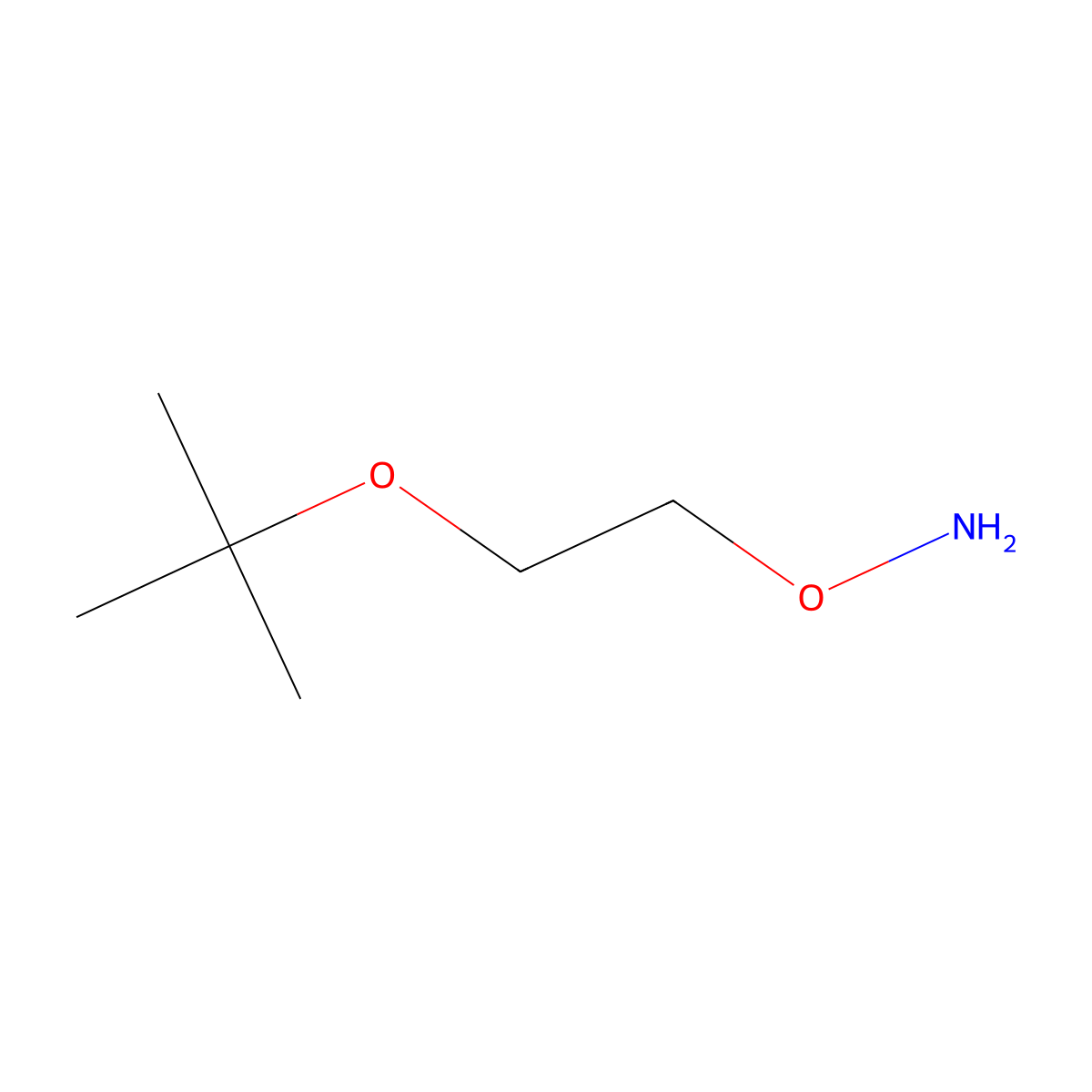 O-(2-tert-butoxyethyl)hydroxylamine molecular structure, CAS 1023742-13-3