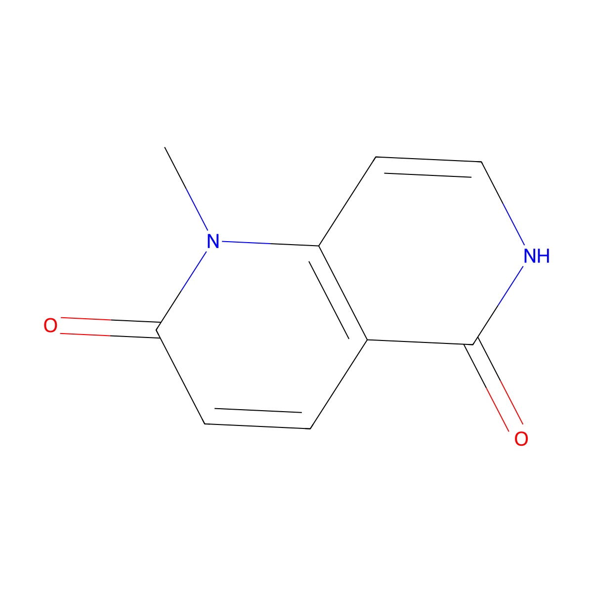 1-Methyl-1,6-naphthyridine-2,5(1H,6H)-dione molecular structure, CAS 1023812-98-7