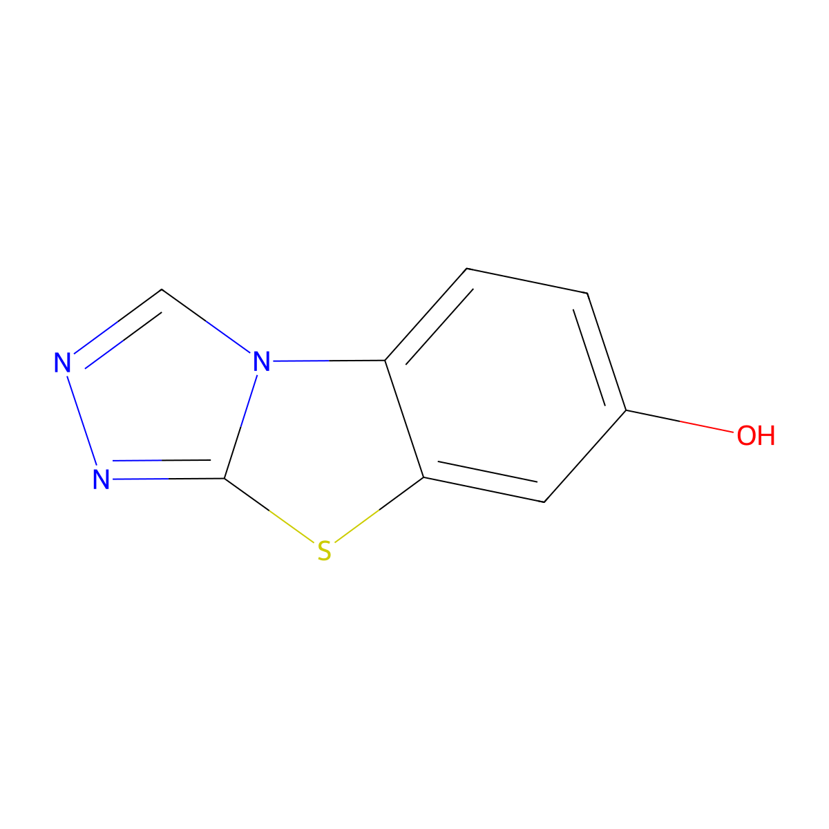 Benzo[4,5]thiazolo[2,3-c][1,2,4]triazol-7-ol molecular structure, CAS 1023814-45-0