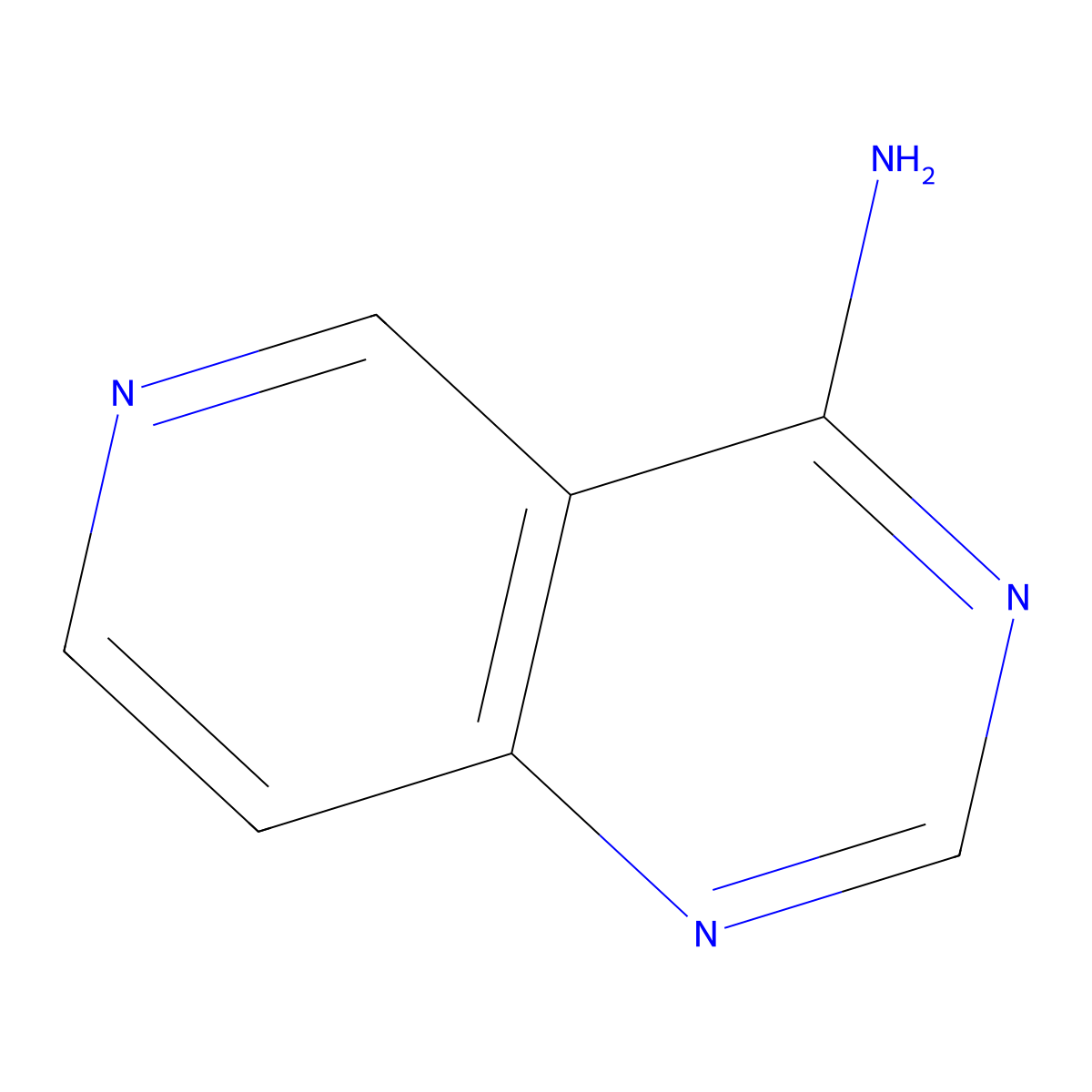 Pyrido[4,3-d]pyrimidin-4-amine molecular structure, CAS 1023815-07-7