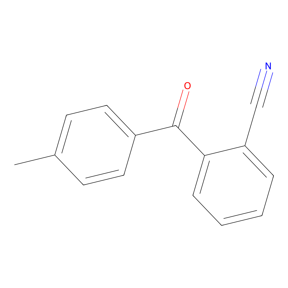 2-[(4-Methylphenyl)carbonyl]benzonitrile molecular structure, CAS 1023896-54-9
