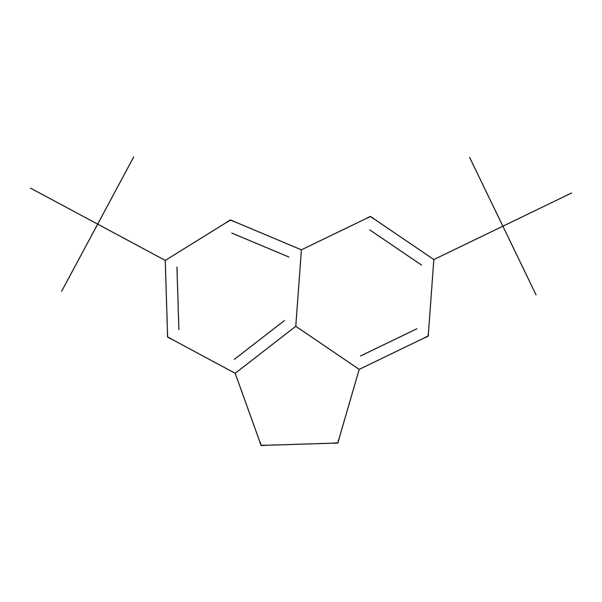 Acenaphthylene, 4,7-bis(1,1-dimethylethyl)-1,2-dihydro- molecular structure, CAS 10239-86-8