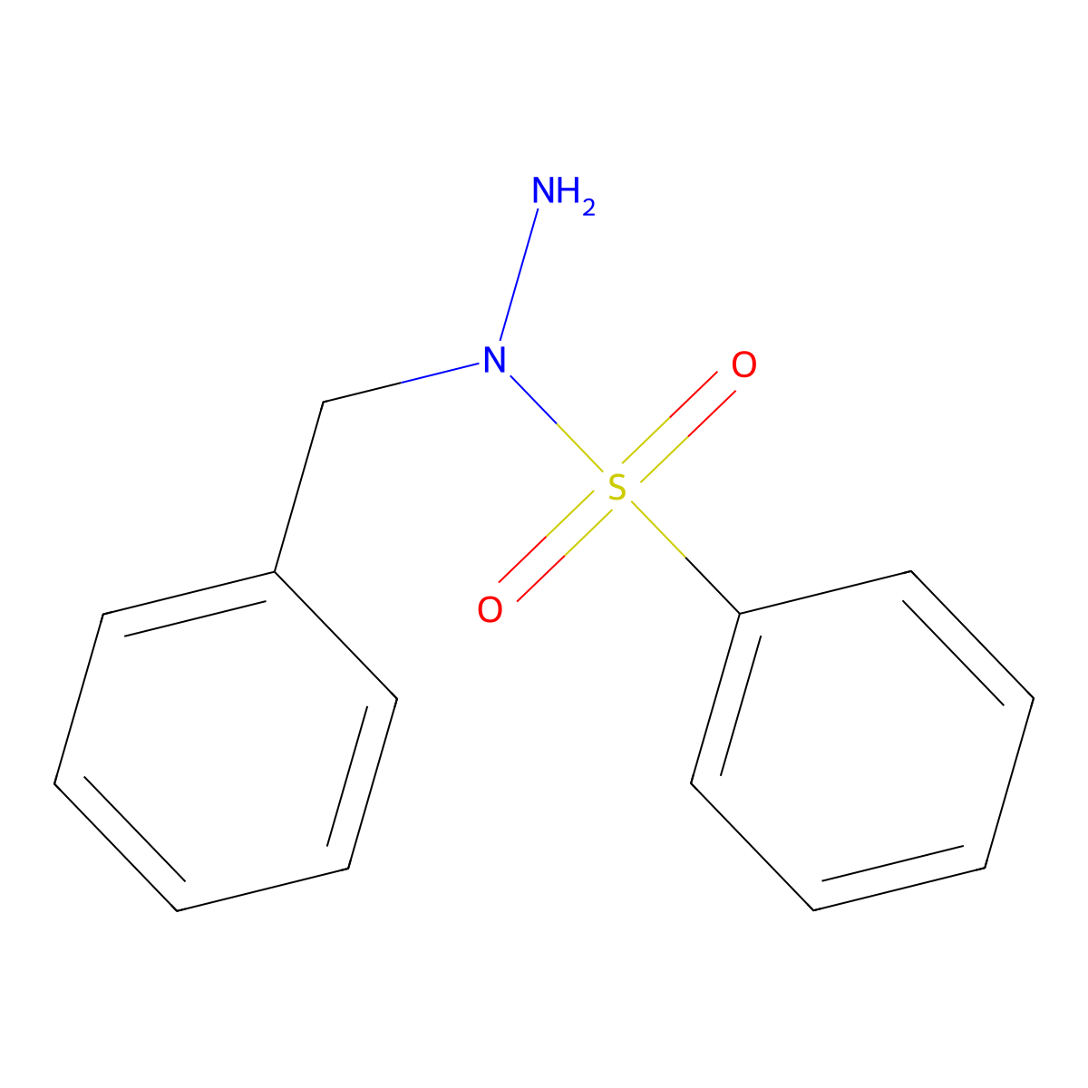 N-Benzylbenzenesulfonohydrazide molecular structure, CAS 1024-31-3