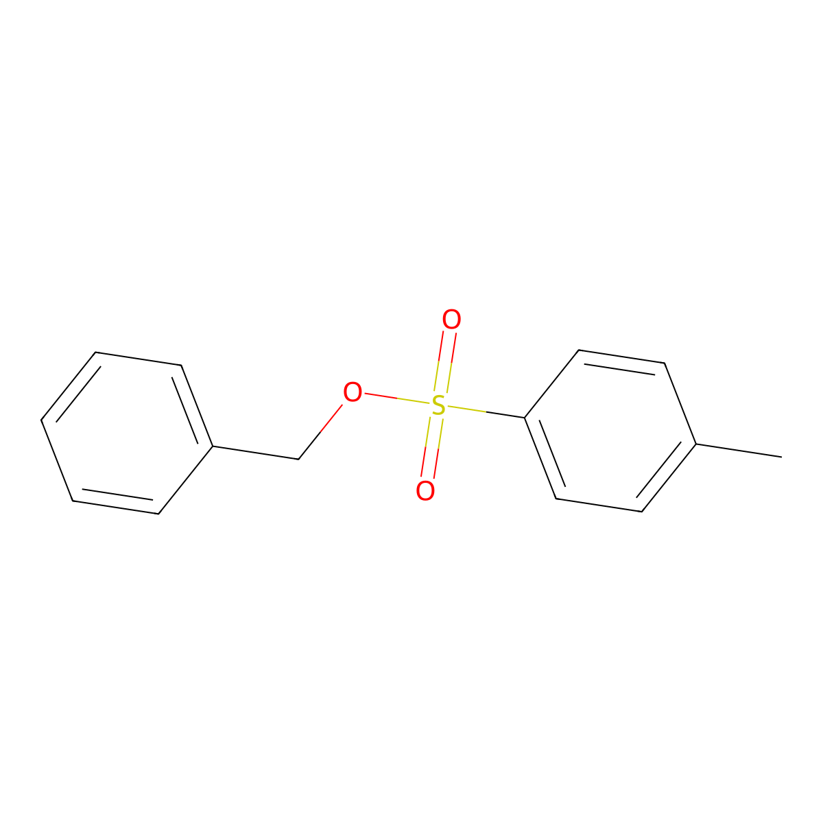Benzyl tosylate molecular structure, CAS 1024-41-5