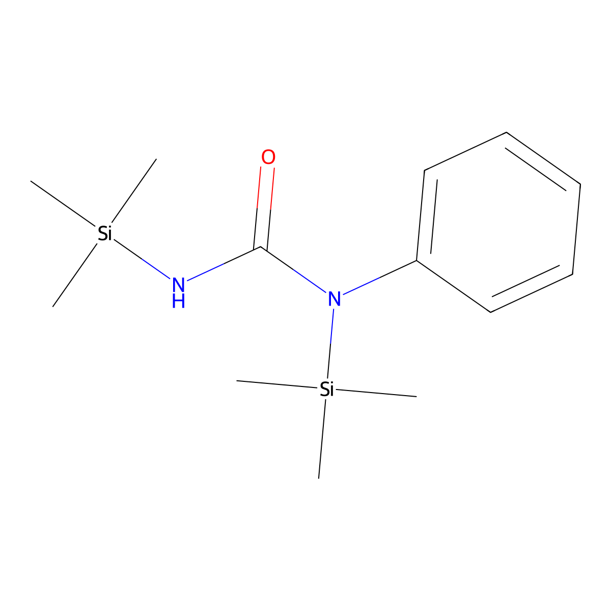 Urea, N-phenyl-N,N'-bis(trimethylsilyl)- molecular structure, CAS 1024-58-4
